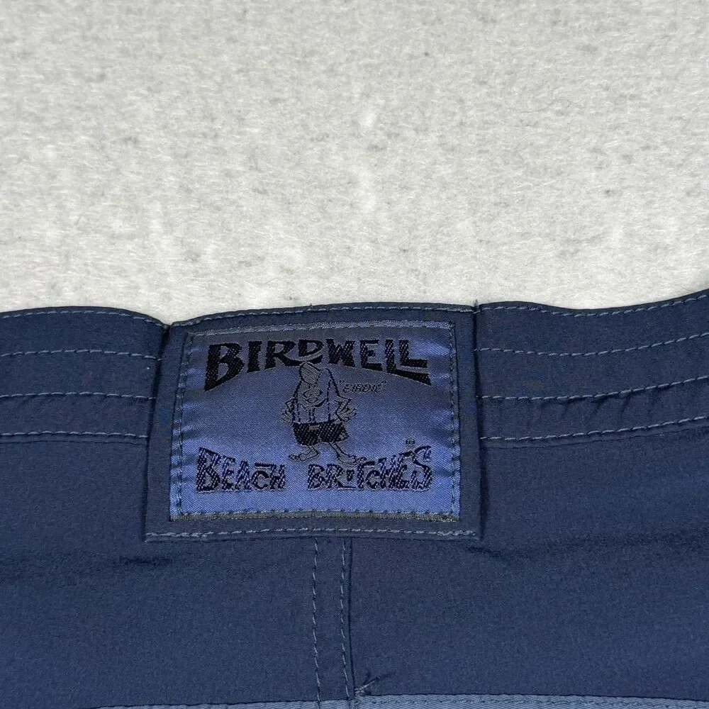 VTG Birdwell Beach Britches Birdie Board Shorts Cargo Men’s Medium Blue Nylon
